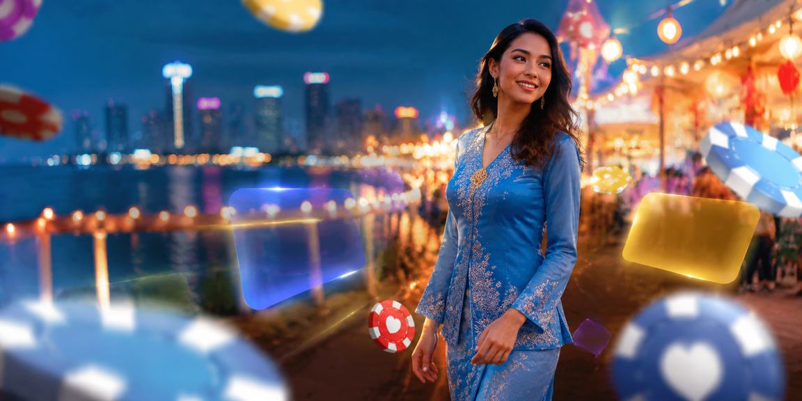 Pemain wanita berbaju kurung di Johor membuat deposit untuk permainan popular ep8